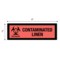 Nevs Label, Biohazard Contaminated Linen 2" x 6" x 500" LW-0046 - alternate 2